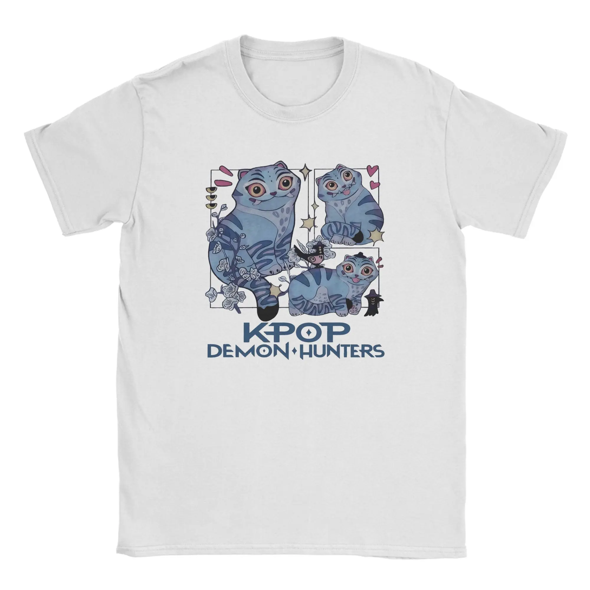 

Couple T-Shirt Derpy The Tiger Demon Hunters T-Shirts Fashion Summer Tees Street Style Casual Cotton Clothing Gift