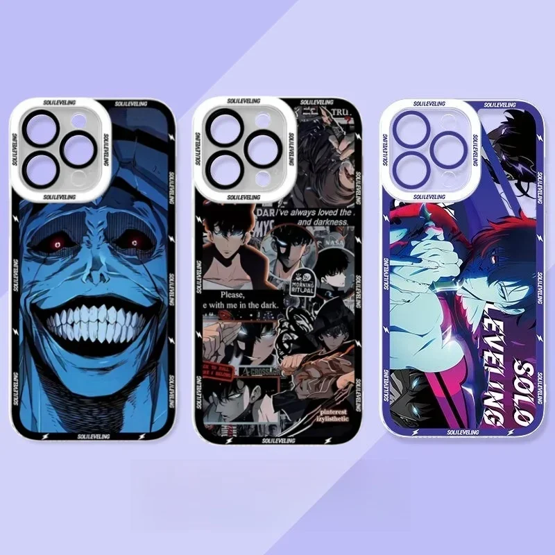 Phone Case For Xiaomi Redmi Note 11 10 10S 11S 8 9 7 8 9S 9T 9C K40 Pro POCO F3 cover S-Solo Levelings TPU New Design