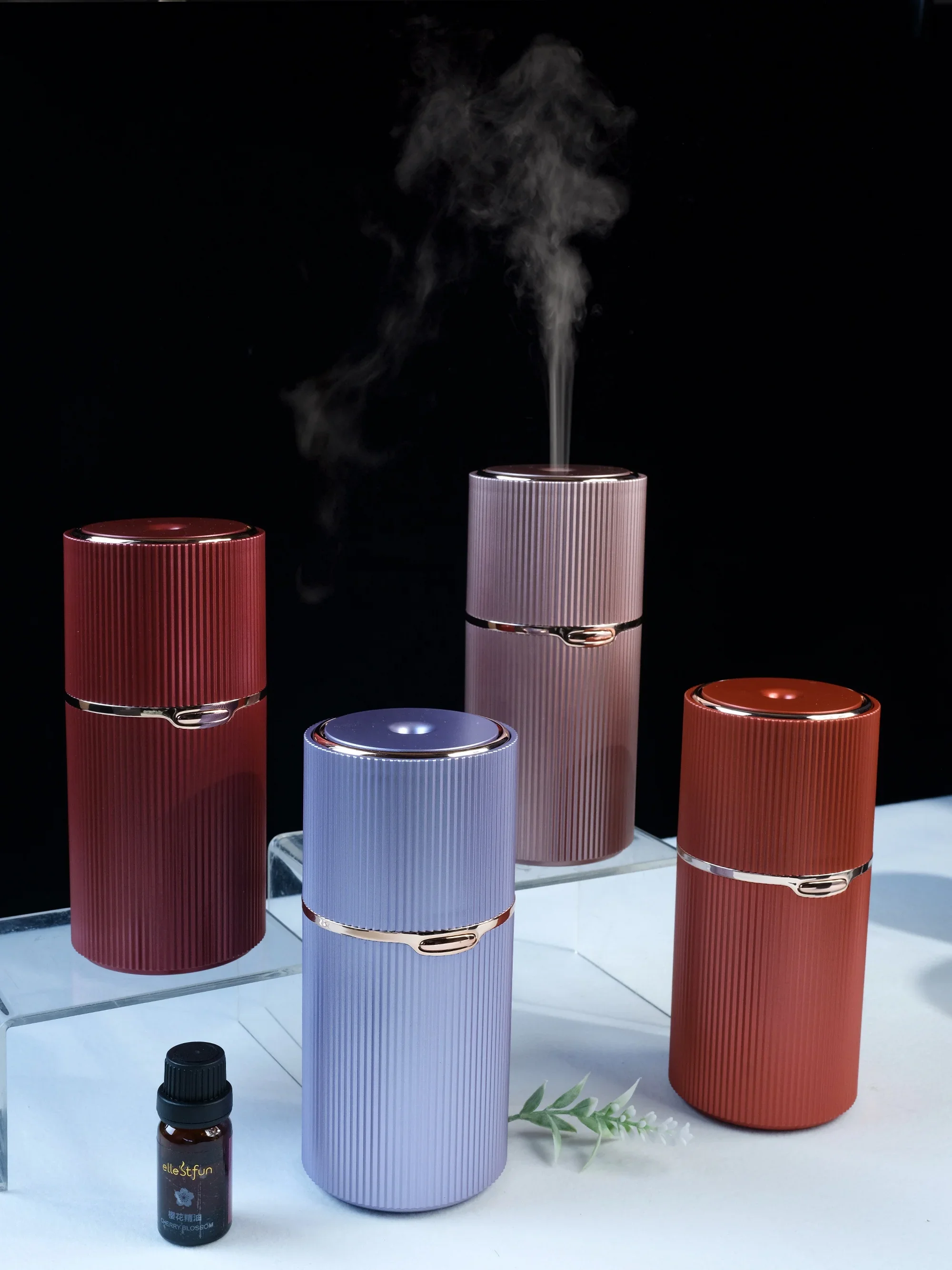 Top Seller New Arrival Ultrasonic Color  Light Car Use  Aroma Diffuser Essential Oil Air Humidifier