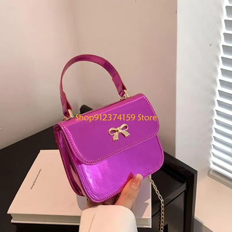 

G5AE Fashionable Shoulder Bag Chain Crossbody Bag Eye Catching Handbag for Women Girs