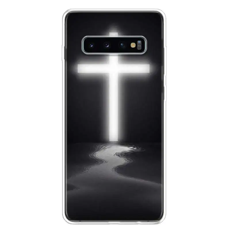 Bible Jesus Christ Christian Cross Design Phone Case For Samsung Note 20 Ultra 10 9 8 A05S A15 A25 A35 A55 M11 M12 M21 M30S M3