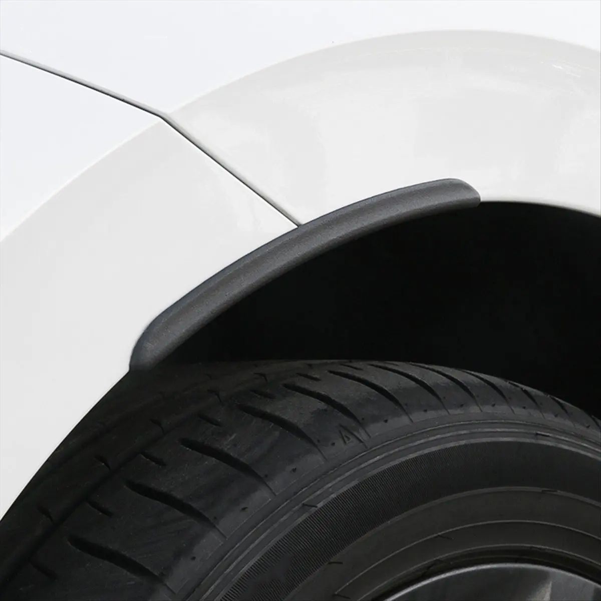 #51G Wheel Eyebrow Lip,Car Front and Rear Wheel Trim Stickers For Volkswagen Golf 8 (Black)