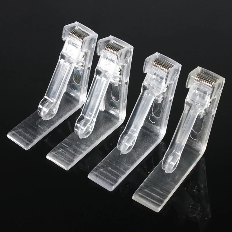 4 Pcs Plastic Clear Table Cover Clips, Table Cloth Clamps, Home Party, Picnic Tablecloth, Holder, Wedding