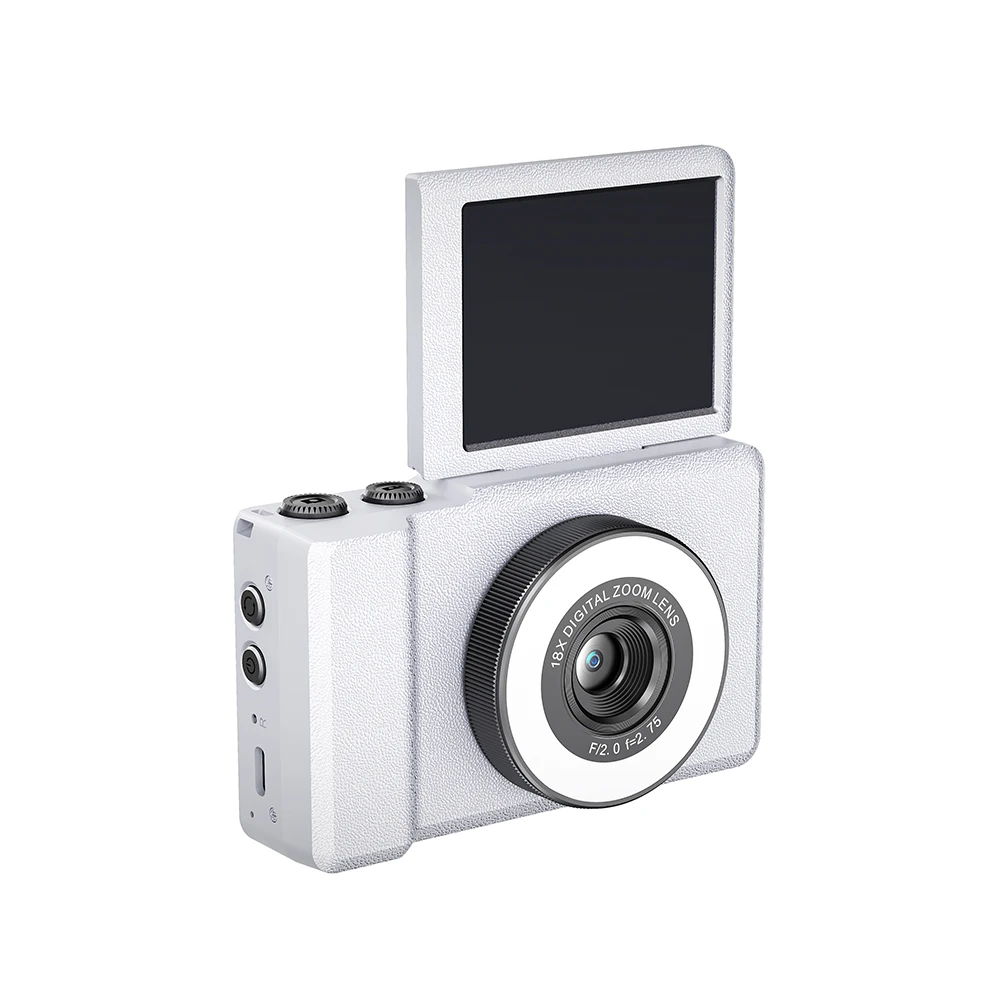Vandlion A72 2K Compact Digital Camera 48MP Fill Light HD Photography Multi Filters ABS CCD Camcorders for Kid Gifts