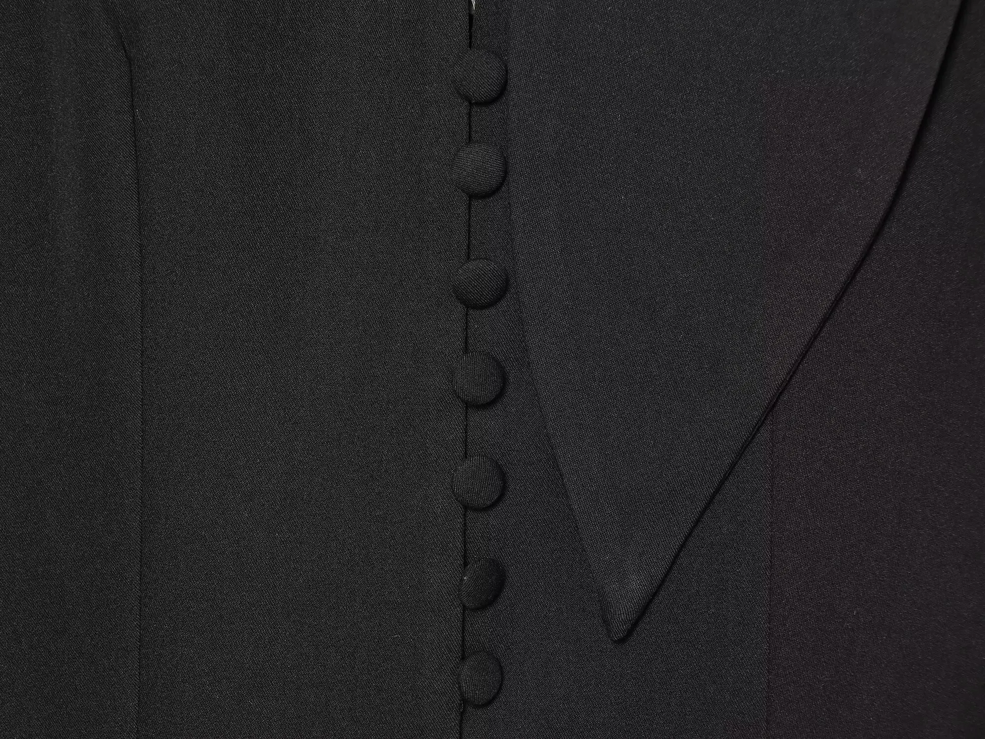 BSAY Damen Eleganter Blazer mit Schal-Reverskragen, Einreihig, Verdeckte Knöpfe, Lange Ärmel, Einfarbig, Business-Casual-Anzugjacke – Detail 7