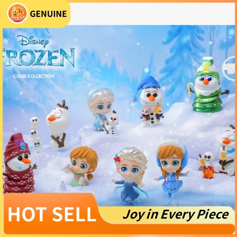 

Genuine Hottoys Frozen Cosbi Doll Blind Box Second Bullet Figure Ornament Christmas Gift Women Desktop Surprise Birthday Gifts