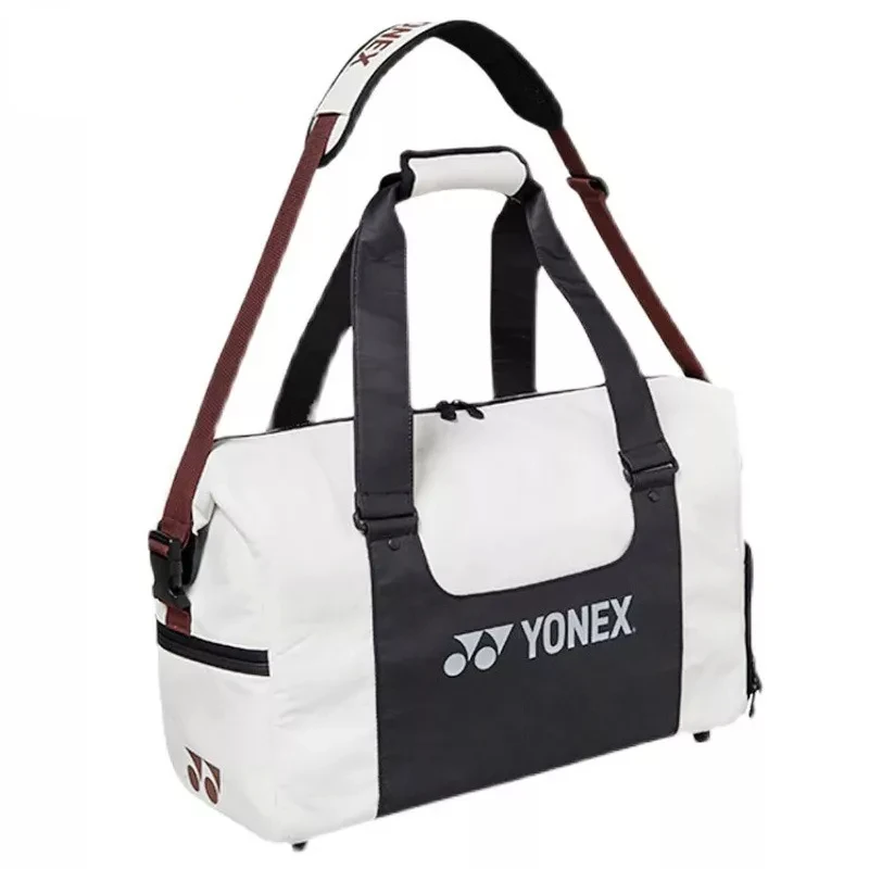 Yonex-Bolso de hombro para raqueta Unisex, bolsa de bádminton duradera de alta calidad con gran compartimento para sujetar todos los accesorios deportivos