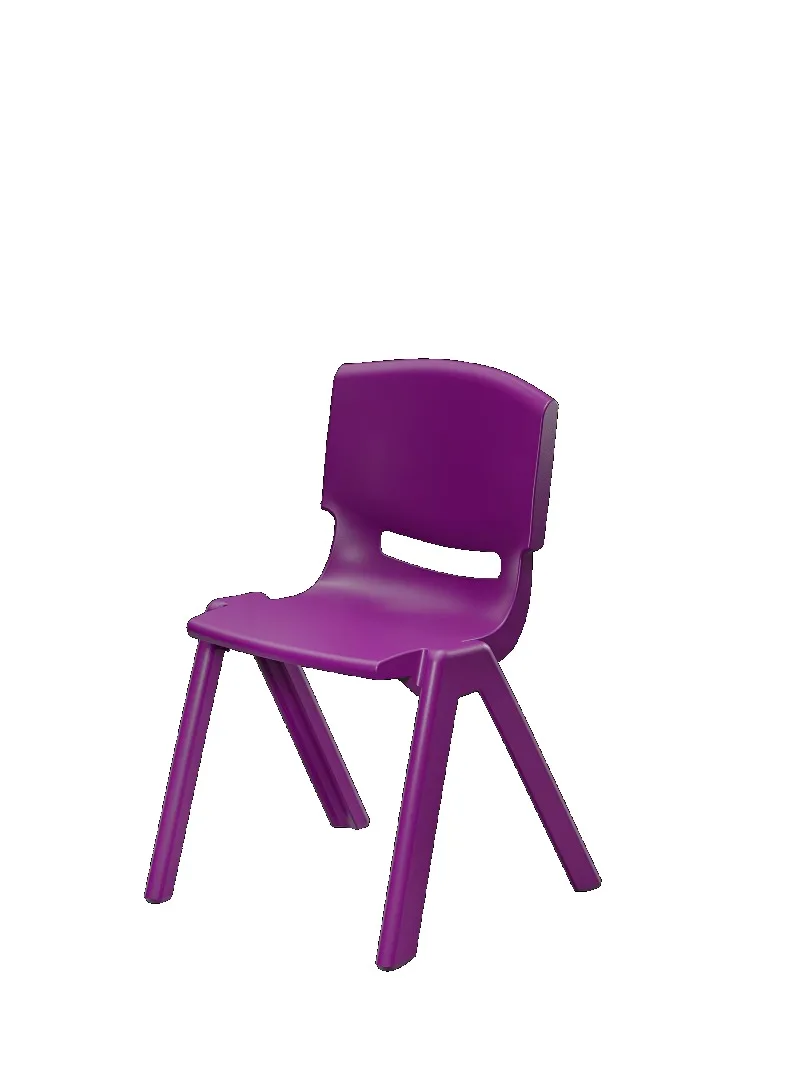 Ergonomic with backrest, plastic study chair