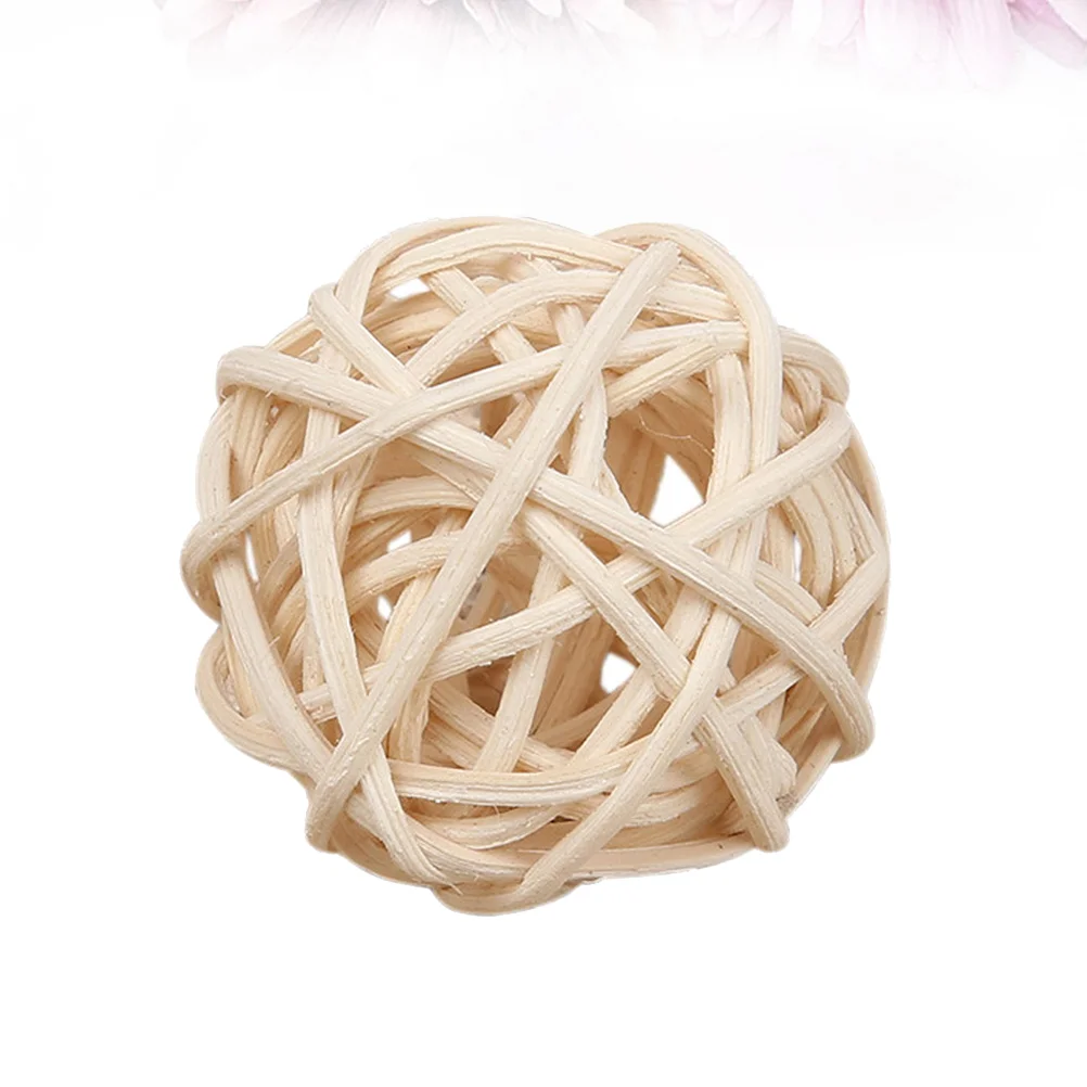 30 Pcs Rattan Ball Party Wicker Toys Flower Vase Aromatherapy Home Takraw