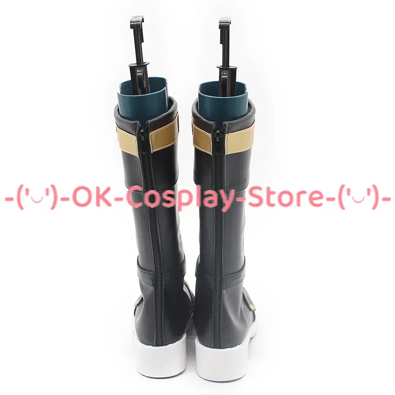 Kevin Kaslana Cosplay Shoes Game Honkai Impact 3 Cosplay Prop PU Leather Shoes Halloween Carnival Boots Accessories Custom Made