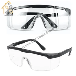 Clear Eye Sand Prevention Windproof Safety Riding Goggles Vented Glasses Work Laboratory weld Safety Goggle Glasses Spectacles