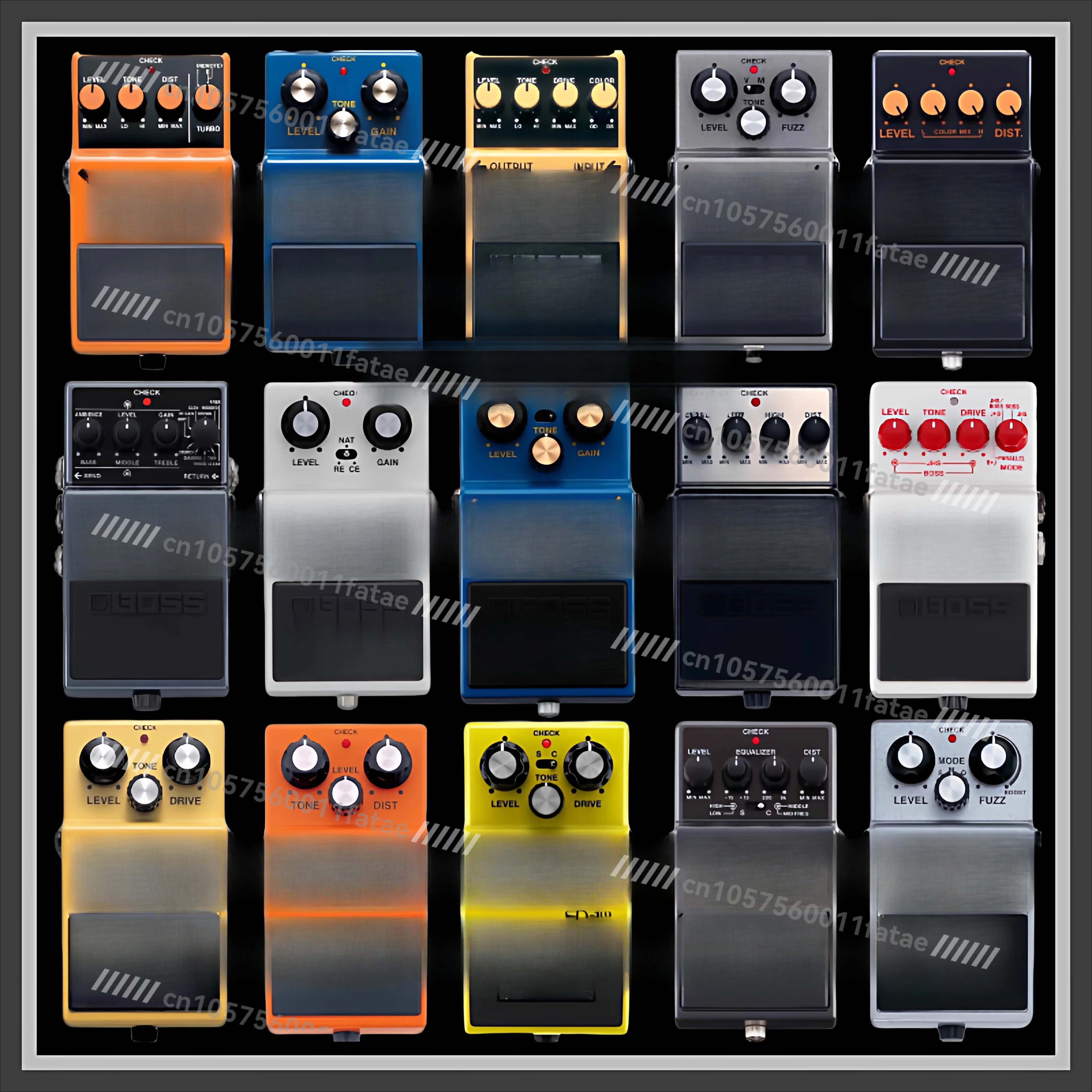 DS1 DS2 SD1 BD2 OD3 MT2 OS2 IR2 Electric Guitar Distortion Overload Monolithic Effects