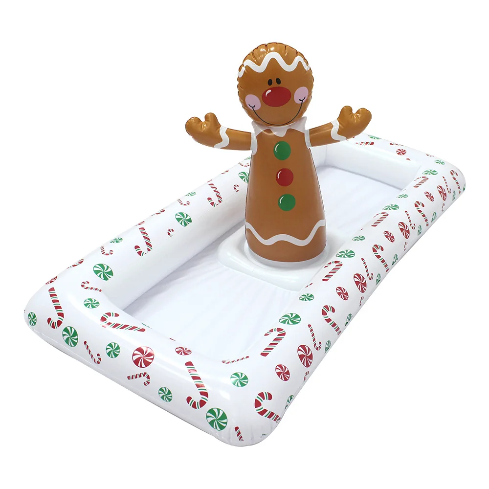 عيد الميلاد دلو للثلج حفلة شرب برودة حوض المشروبات الجليد بار حفظ الطعام تخزين حوض الجليد عطلة عيد الميلاد ديكور احتفالي #6