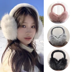 Soft Plush Ear Warmer Earmuffs Winter Warm For Women Men Fashion Solid Color Earflap Outdoor Cold Protection EarMuffs Ear Cover