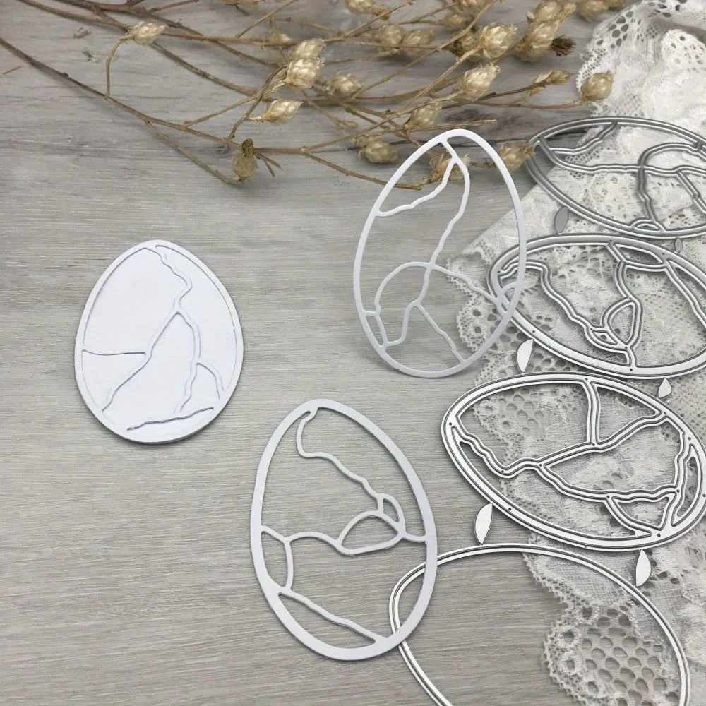 

1pcs New metal cutting dies cut die mold egg decoration Scrapbook paper craft blade punch stencils dies