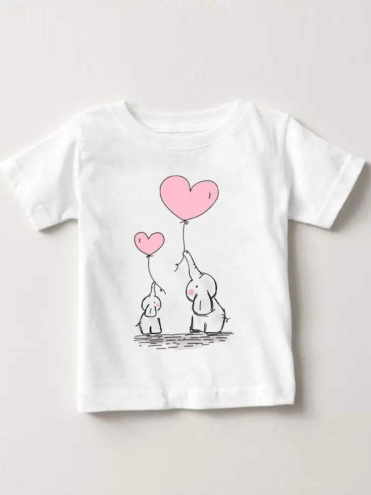 Camisetas estampadas para niños y niñas, ropa de manga corta con cuello redondo de los 90, con dibujos animados, para verano