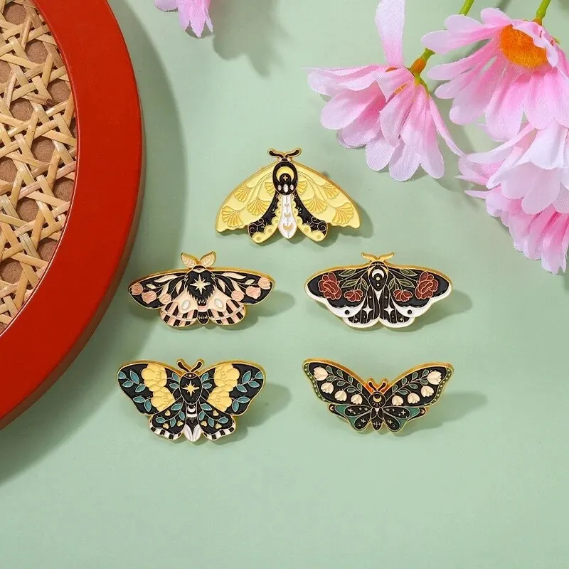 2-3pcs Cartoon Exquisite Butterfly Series Brooch Accessories, Personalized Insect Badges, Pocket Accessories