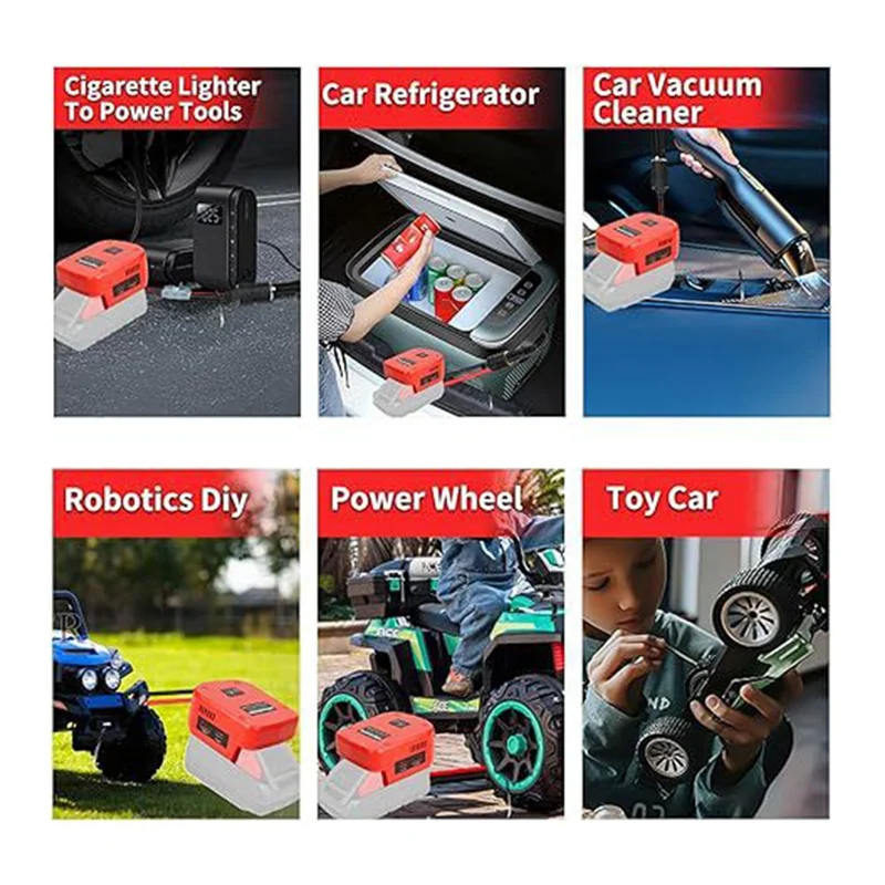 محول فرق الجهد لمحول فرق الجهد M18 18 فولت إلى 12 فولت محول عجلة الطاقة لبطارية 20 فولت #3