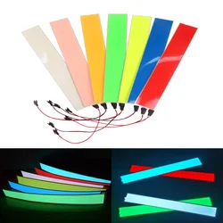 1Pcs 12V Flexible EL Light Panel Electroluminescent Back Light Strip Lamp for Home Car Party 30.3x5.3cm