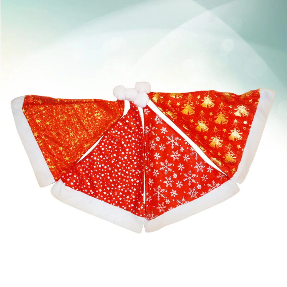 

Creative Gift Hat Christmas Red Santa Hat for Adults and Kids Festive Party Accessory with Sequins Decor Xmas Costume