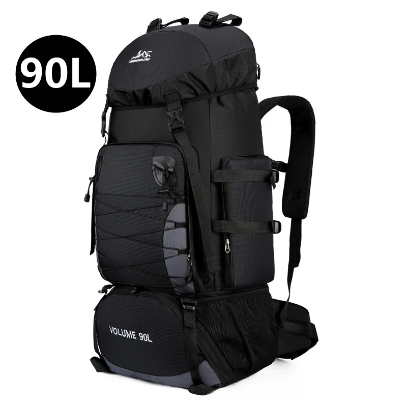 

Вместительные уличные сумки, армейская походная сумка, сумка для трекинга, путешествий, рюкзак для альпиниста, спортивная сумка, сумка для альпинизма, 90 л