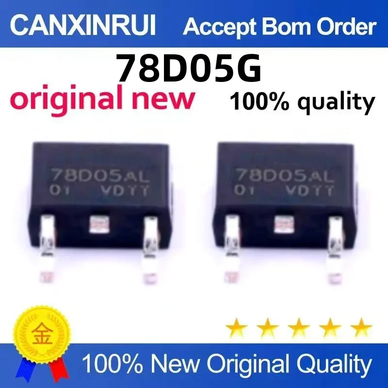

(5-100 pieces) Brand new original 78D05G-AA3-R 78D05G SOT-252
