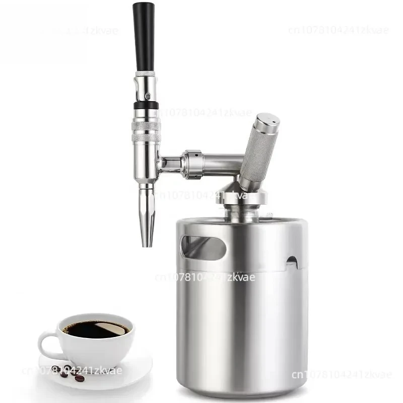 Brew Cold Brew Coffee 64 Oz Stainless Steel Homebrew Infuser 2 L Mini Keg Coffee Maker Machine Kit