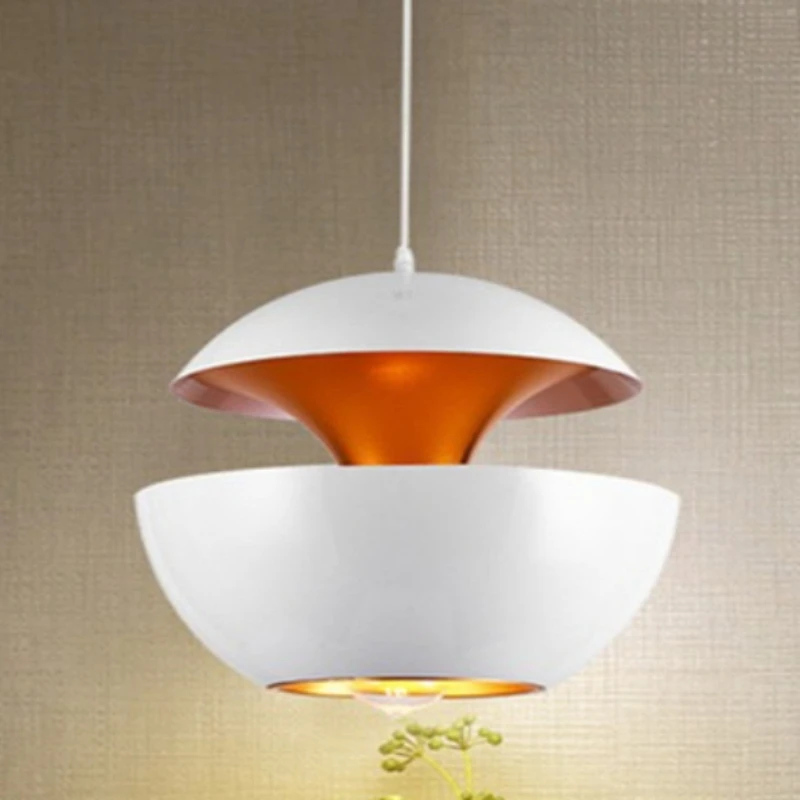 Nordic Original Style Iron Medieval Pendant Light for Restaurant Homestay Elegant Ultra-Thin Metallic Luster Hanging Chandeliers
