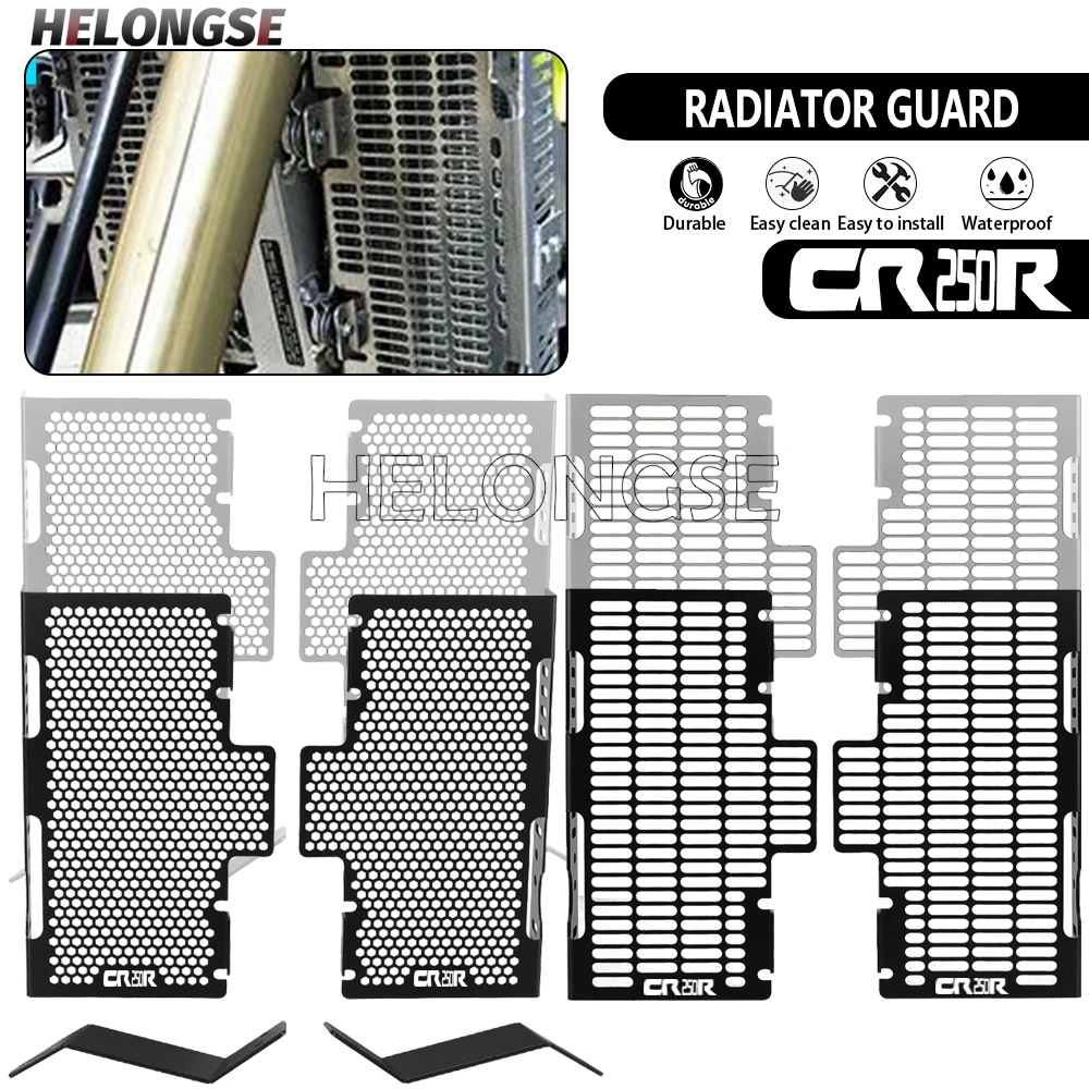 

Motorcycle Radiator Guard Grille Grill Cover Protector For Honda CR125R CR250R 2002 2003 2004 CR 250 R CR 125 R Accessories