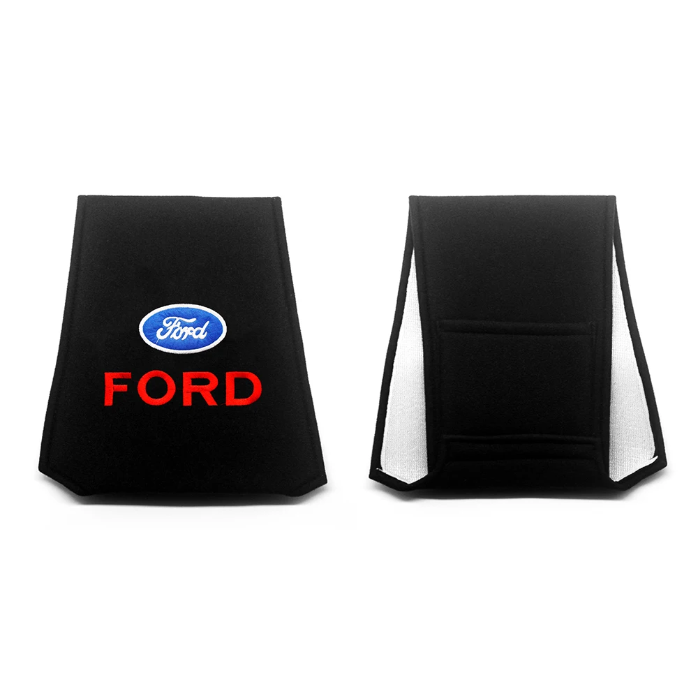 For Ford Focus Fusion Escort Kuga Ecospor Car Headrest Cover Head Rest Cushion Leather Neck Pillow Case Car Interior Accessories