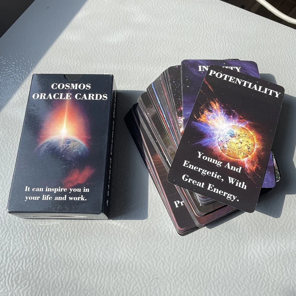 Occult Cosmos Oracle Cards Keywords  Prophet Prophecy Divination Tarot Deck 64-cards English Meaning on It Fortune Telling