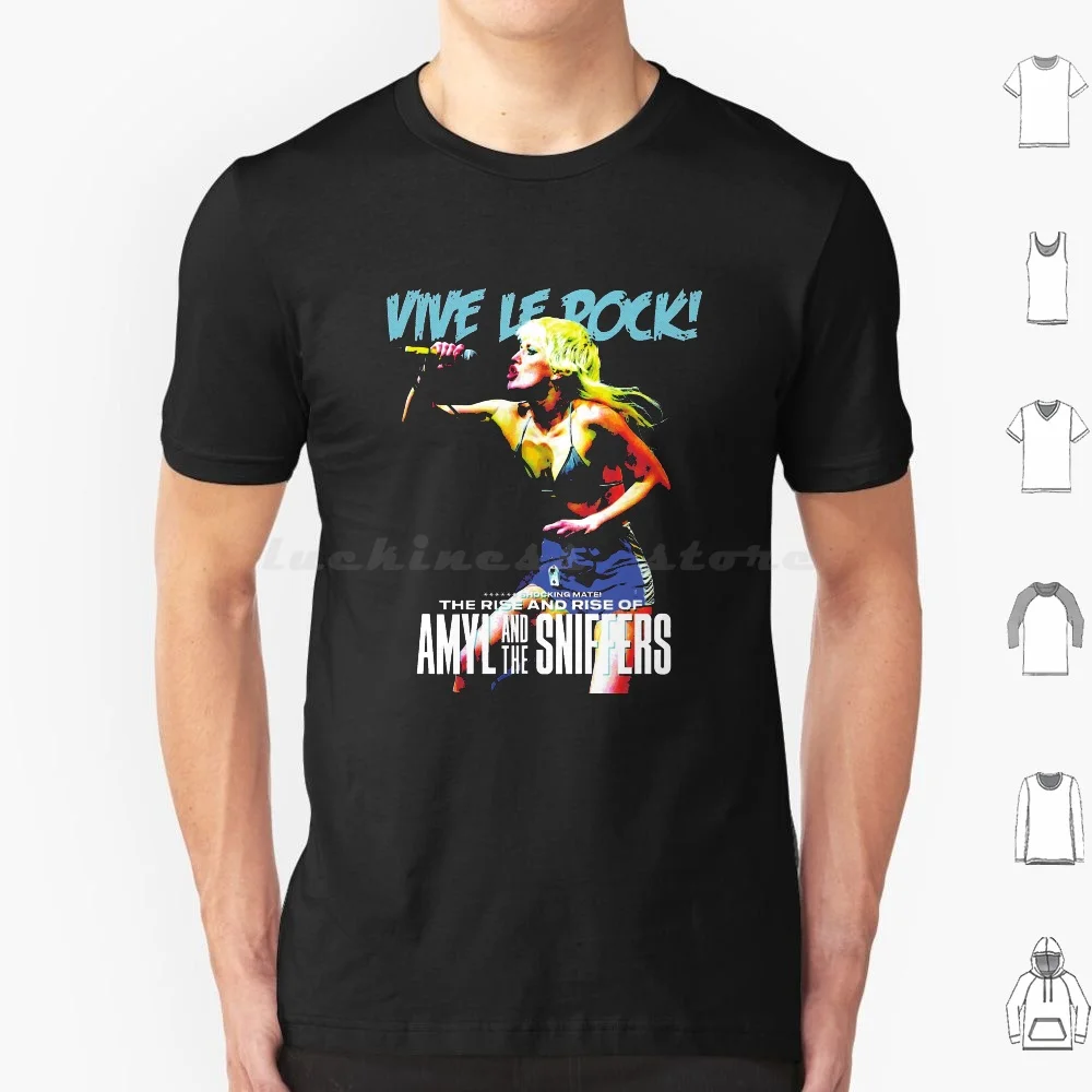 Vive Le Rock T Shirt 6Xl Cotton Cool Tee Amyl The Sniffers Amy Taylor Punk Band Post Punk Sawit Amyl And The Sniffers Sawitsari1