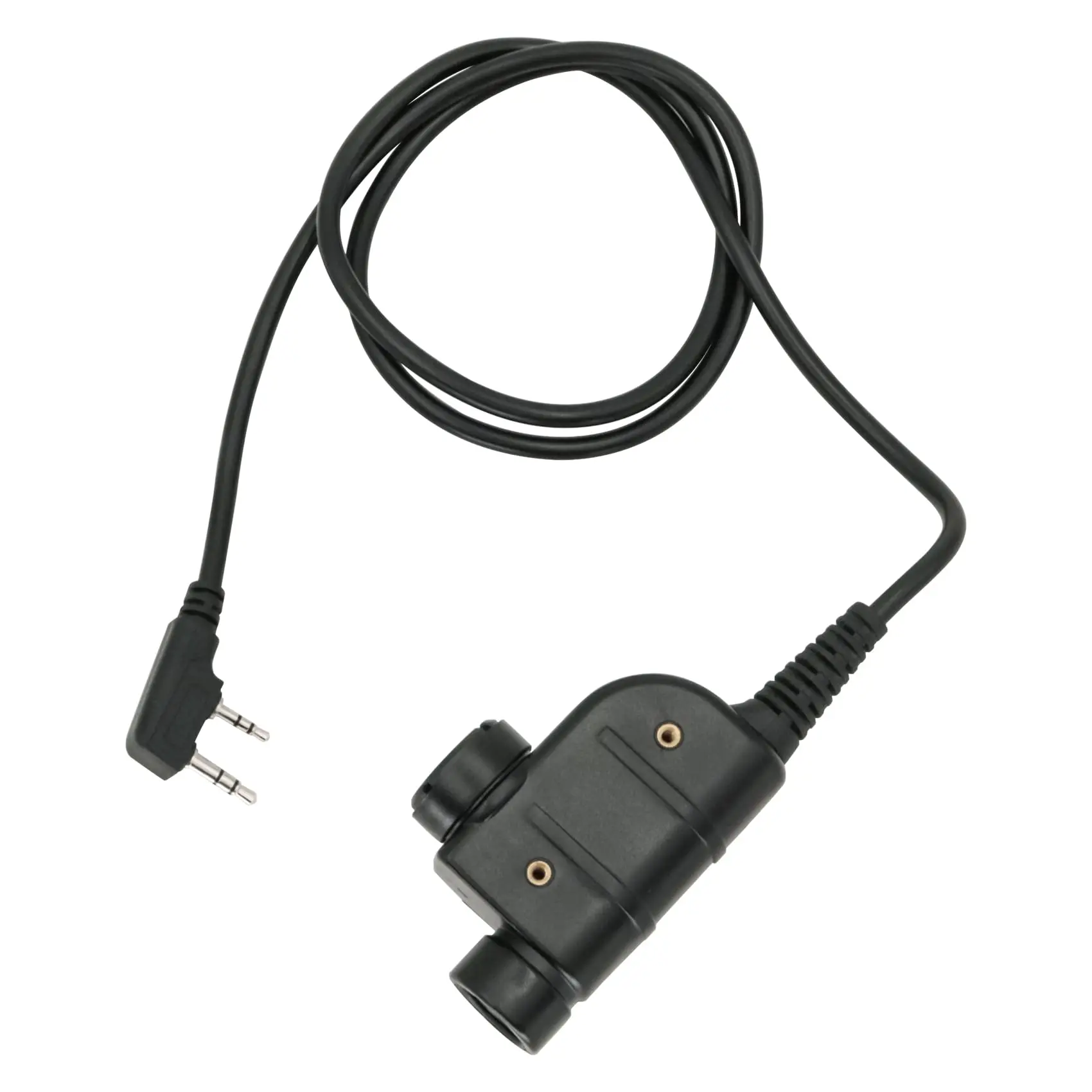 

Tactical Walkie Talkie Accessories U94 PTT 2pin，Push to Talk for UV5R etc. with Civilian Version，Airsoft Tactical Headset