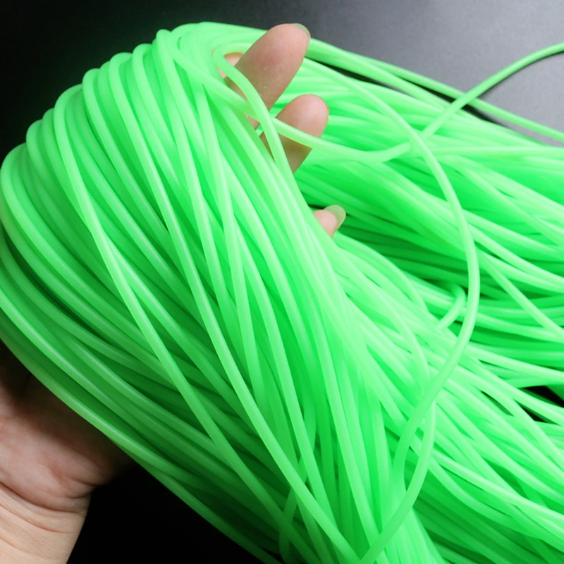 

1.5M Fishing Night Luminous Tube Green Soft Silicone Fishing Sleeves Fishing Rig Hook Line Glow Pipe Light Fishing Tackle Tool