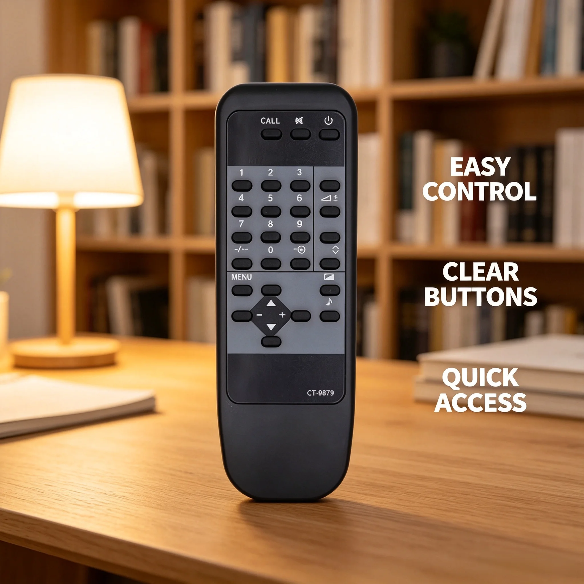 CT‑9879 Infrared LCD TV Remote Control, Compatible CT‑9881 CT‑9883 CT‑9885 Household Television Replacement Controller