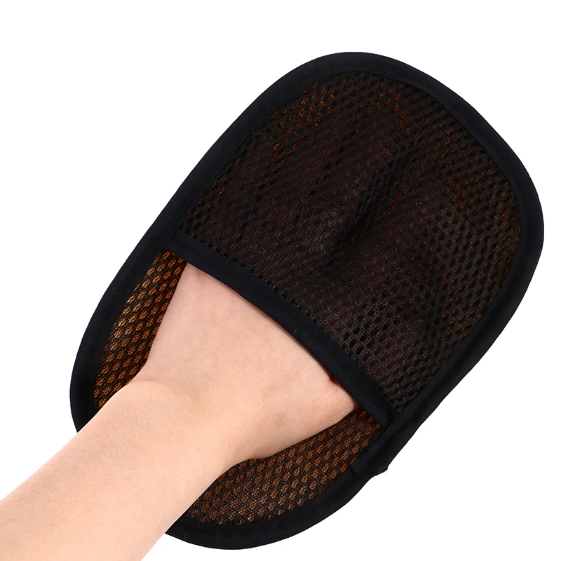 قفاز غسيل السيارات الناعم من الصوف المصنوع من الألياف الدقيقة، أدوات العناية بالغسيل #4