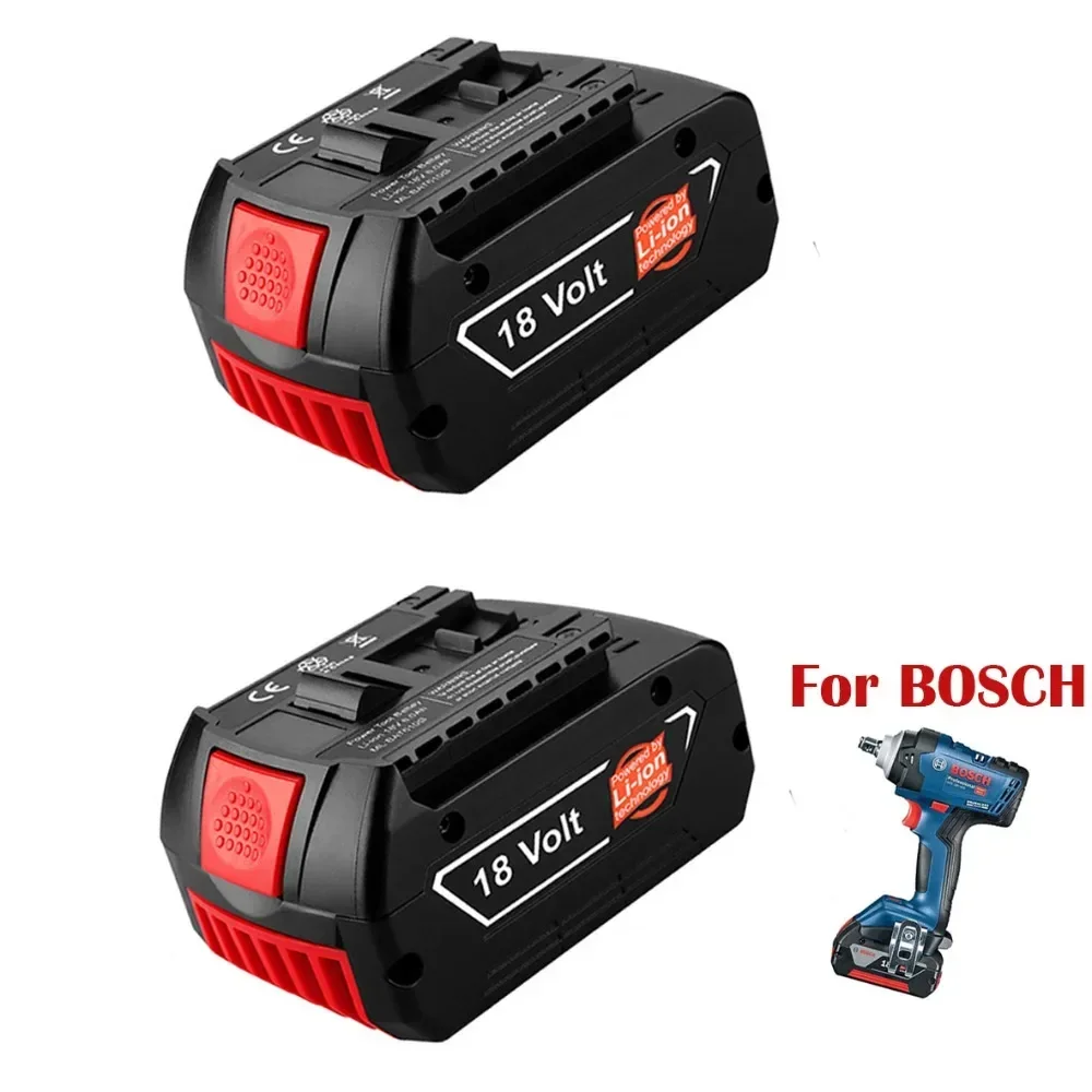 High-Performance For BOSCH 18Volt 6.0Ah LITHIUM-ION BATTERY GBA18V Professional GBA GSR GSB BAT609 (KC) Rechargeable Battery