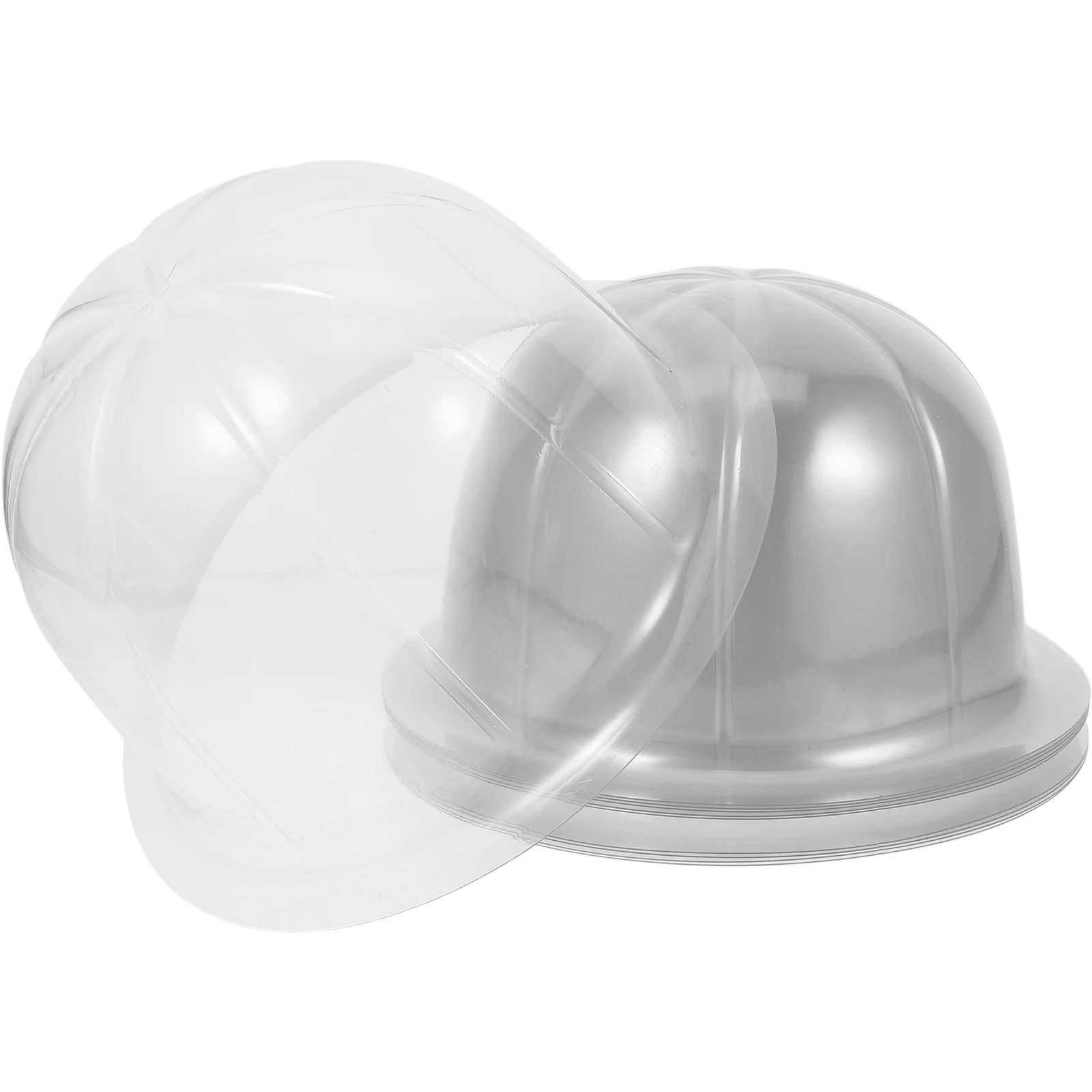 

10pcs Dome Hat Transparent Display Holder Cap Form Protective Liner Insert Hard Support Plastic Box For Baseball Hats Storage