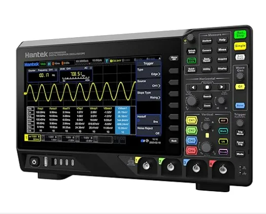 Hantek DPO7504U 4 Channels Digital Oscilloscope 2GSa/s 500MHz 2Gpts Memory Depth Signal Source 25MHz Waveform Generator
