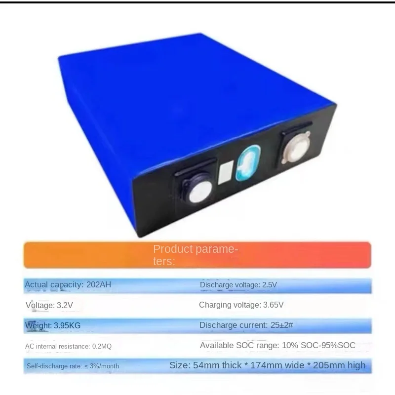 CATL Lithium iron phosphate battery 310 monomer 3.2V86 120ah large capacity tricycle power cell