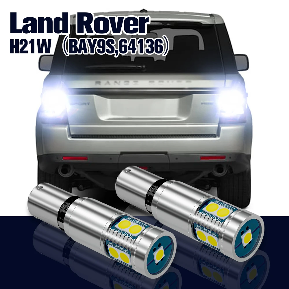 Reverse Light H21W BAY9S 64136 2x LED Backup Lamp For Land Rover Range Rover 2006-2012 Accessories