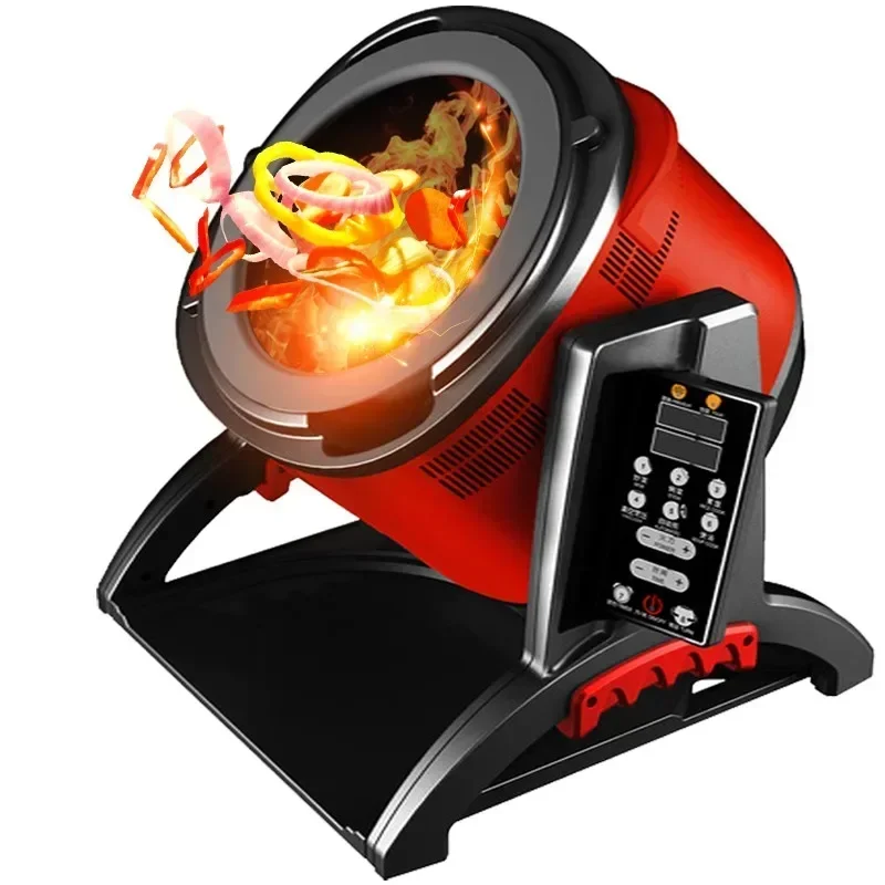 

Electric cooking robot 220V commercial automatic stir fry intelligent cooking machine fried rice universal kitchen Chinese food