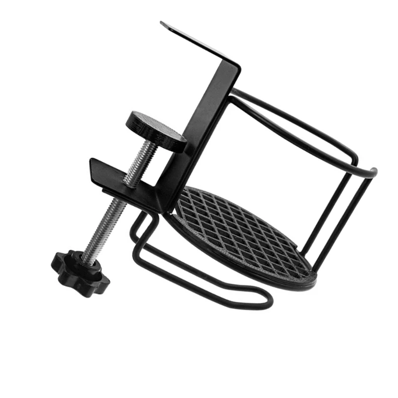 Desk Cup Holder Clamp Beverage Mount With Strong Grip For Cars Offices And Outdoor Leisures Activity