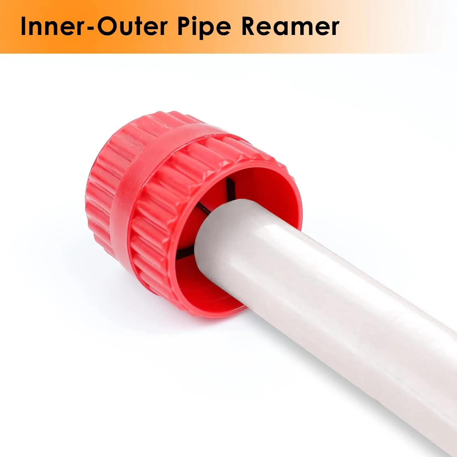 Inner-Outer Reamer Pipe Tubing Chamfer Tool Copper Reamer for PVC, PPR, Aluminum Pipe Deburring Bur Remover Hand Tool