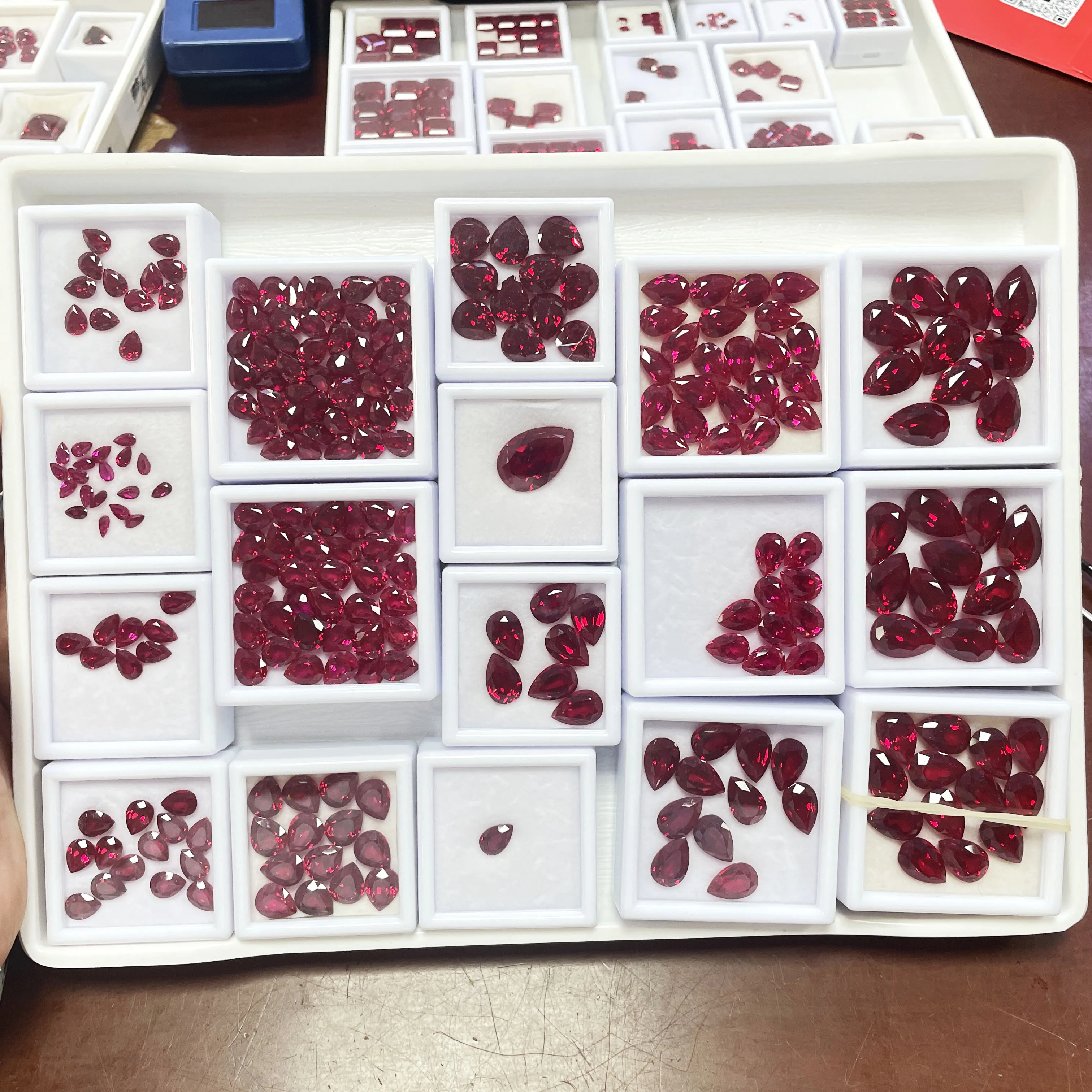 

Lab Grown Ruby Cushion Shape Pigeon Blood Red Color Gemstone for DIY Advanced Jewelry Making Materials Selectable Certificate