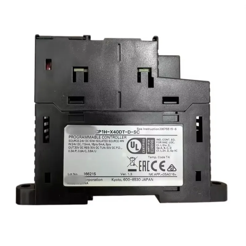 

CP1H-X40DT-D-SC PLC CPU Module 40 I/O High Performance Industrial Controller