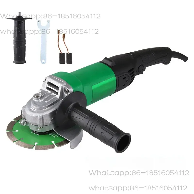 220V 1000W electric angle grinder corded 125mm long handle electric grinding cutting polishing power tool