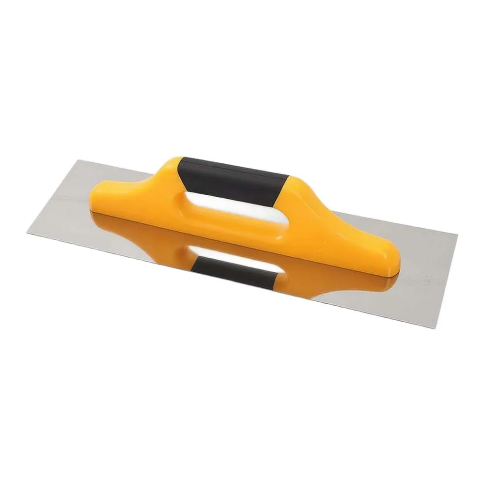 Ergonomic Stainless Steel Trowel Optimized for Wall Smoothening Tasks Including Joint Compound Application and Plaster Finishing