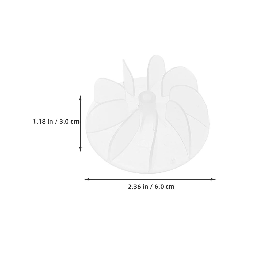 30 Stück Haartrockner-Lüfter-Ersatzblätter, optimierte Balance, niedrige Vibration für Schläger in Salonqualität, Kunststoff-Motorlüfter-Zubehör