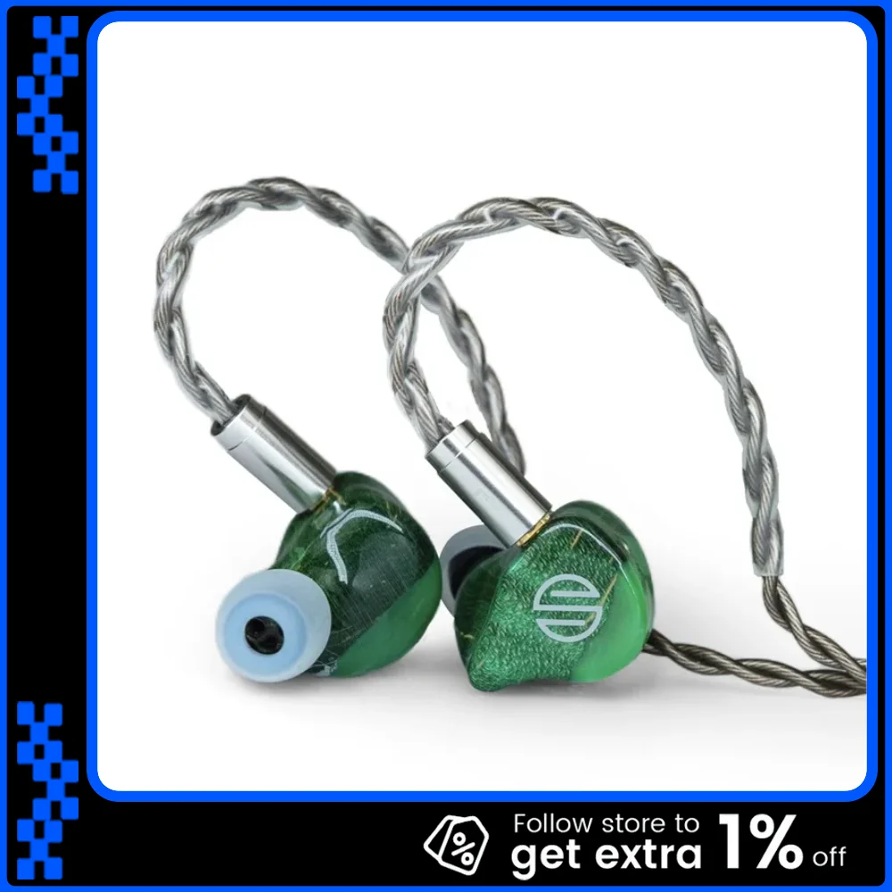

BGVP DM9 4EST + 1DD + 4BA New Flagship In-Ear Wired Earphones HIFI Monitor Earbuds With MMCX Cable Wood Carving IEMs Headphones